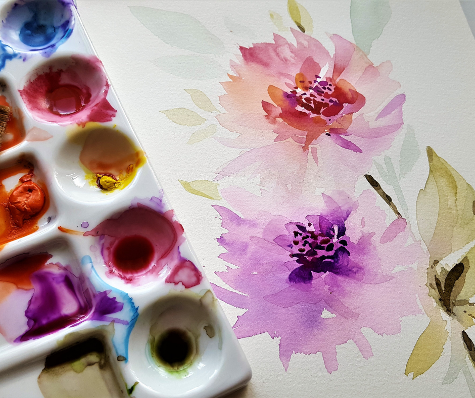 Painting of Flowers
