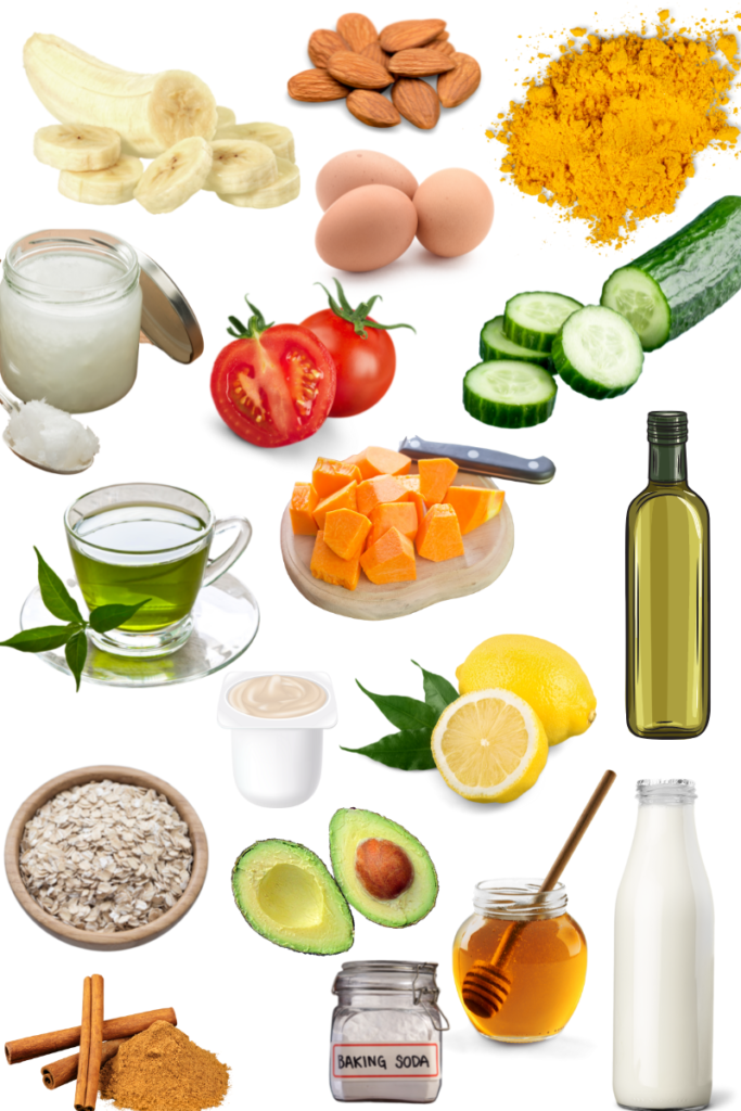 foods to use for DIY Face Masks
